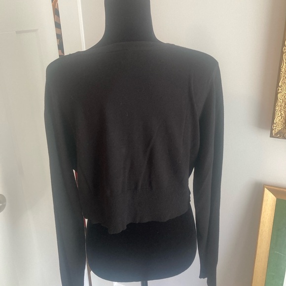 Voodoo Vixen Cropped Cupid Hearts Cardigan - Picture 4 of 4